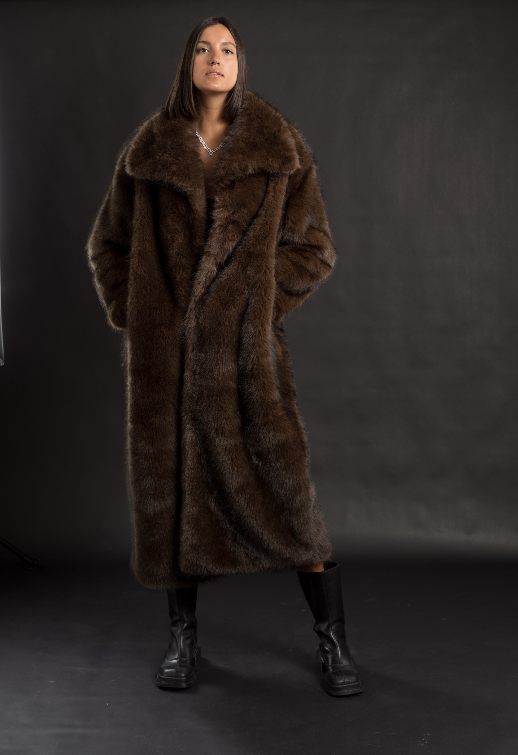 ÉLARA Valentina Faux Fur Coat